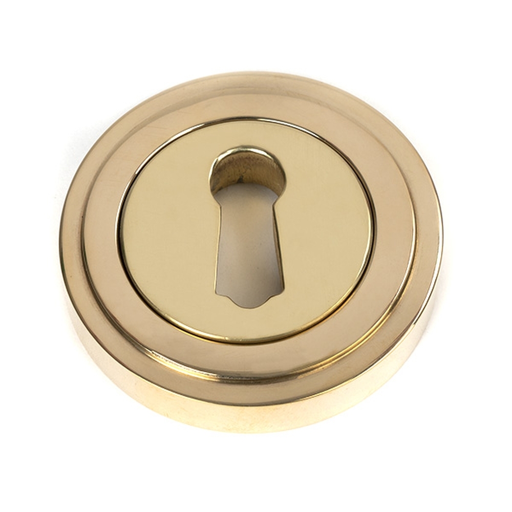 50747 • 53mm • Polished Brass • From The Anvil Round Escutcheon [Art Deco]