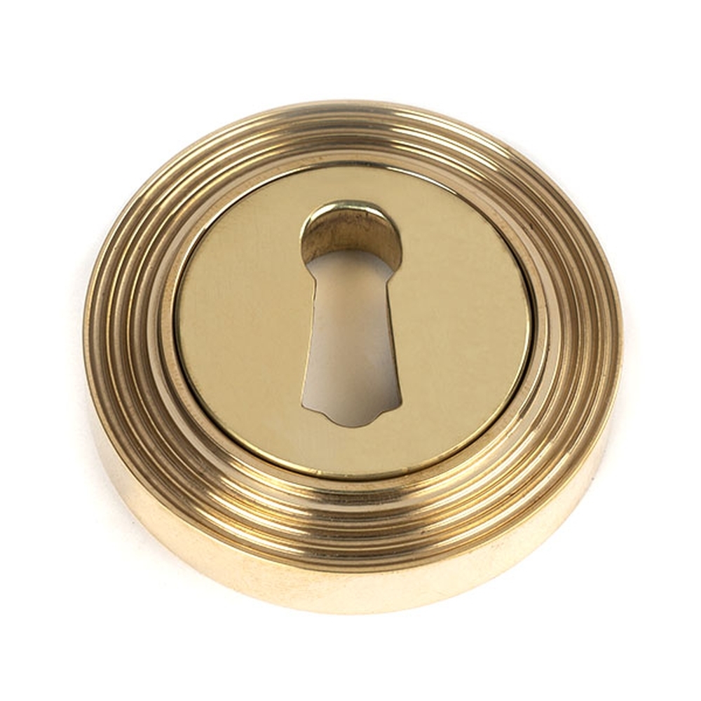 50748 • 53mm • Polished Brass • From The Anvil Round Escutcheon [Beehive]