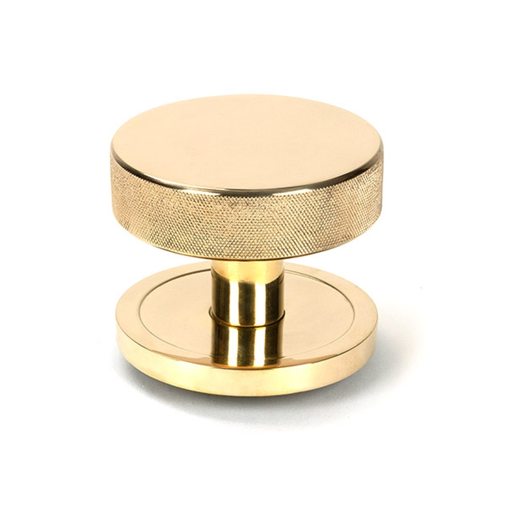 50826  90mm  Polished Brass  From The Anvil Brompton Centre Door Knob