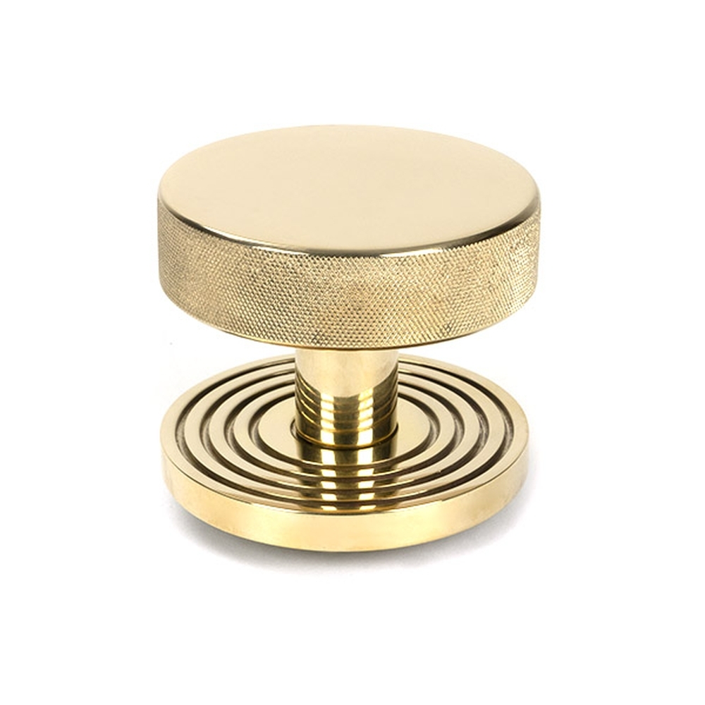 50828  90mm  Polished Brass  From The Anvil Brompton Centre Door Knob