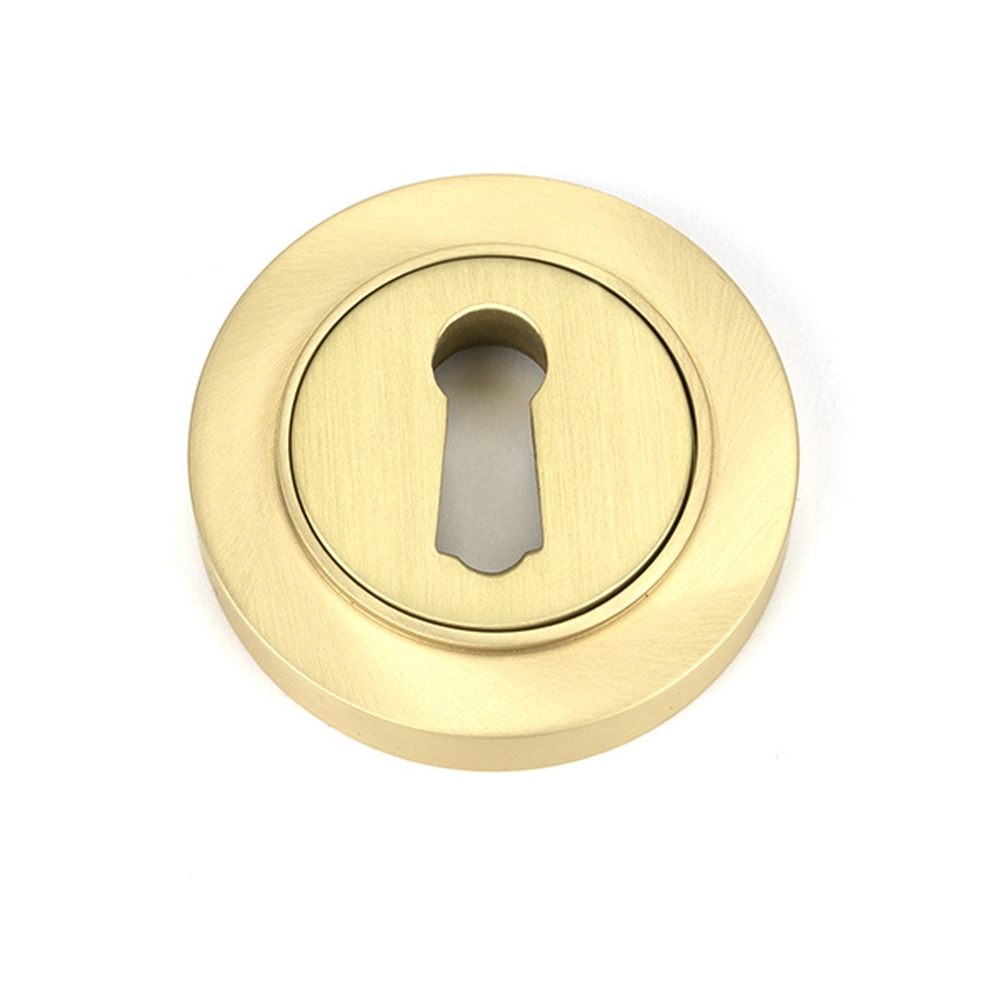 50872 • 53mm • Satin Brass • From The Anvil Round Escutcheon [Plain]