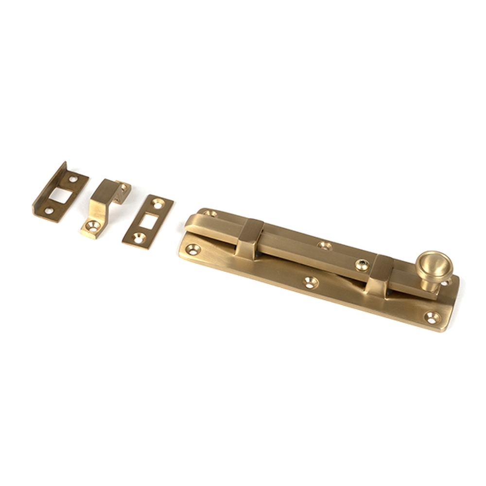 50918  150 x 40 x 4mm  Satin Brass  From The Anvil Universal Bolt