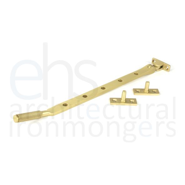 50923  338mm  Satin Brass  From The Anvil Brompton Casement Stay