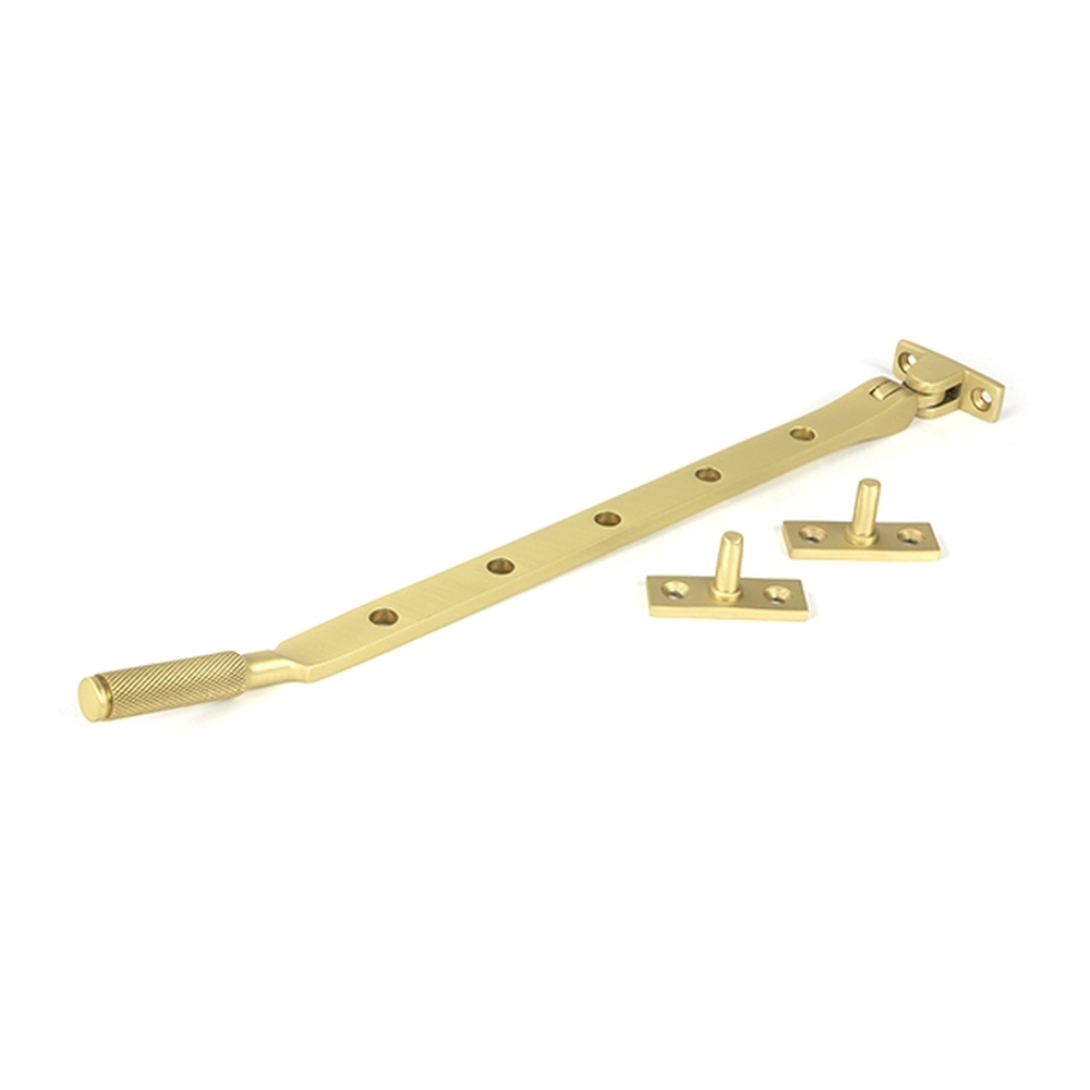 50923 • 338mm • Satin Brass • From The Anvil Brompton Casement Stay