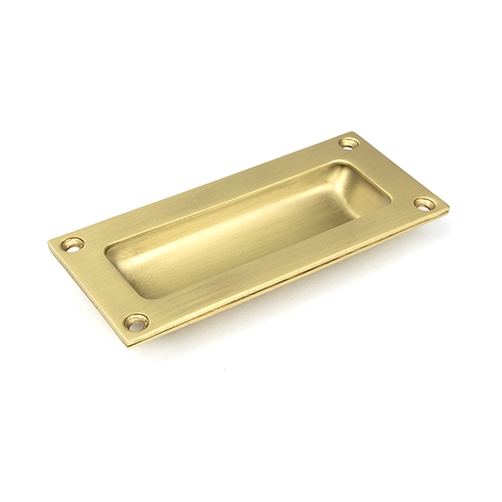 50951  102 x 45mm  Satin Brass  From The Anvil Flush Handle