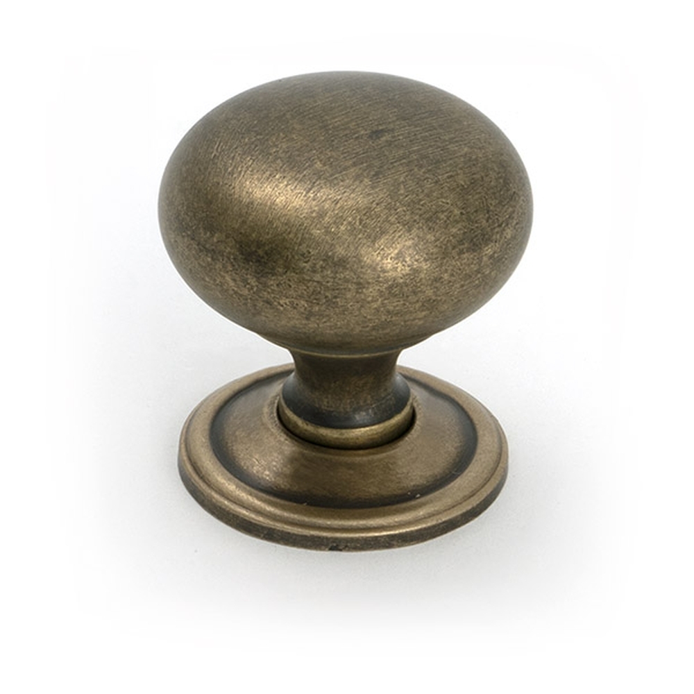 50955 • 38mm • Burnished Brass • From The Anvil Mushroom Cabinet Knob