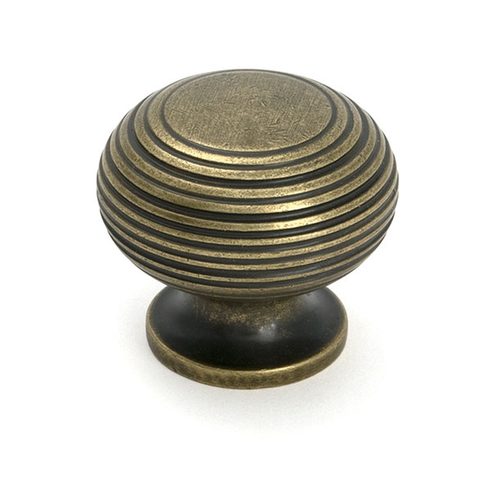 50957 • 40mm • Burnished Brass • From The Anvil Beehive Cabinet Knob