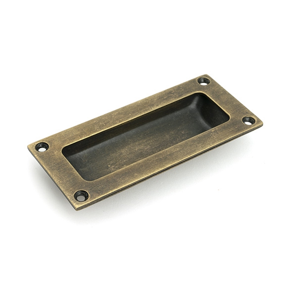 50976  102 x 45mm  Burnished Brass  From The Anvil Flush Handle