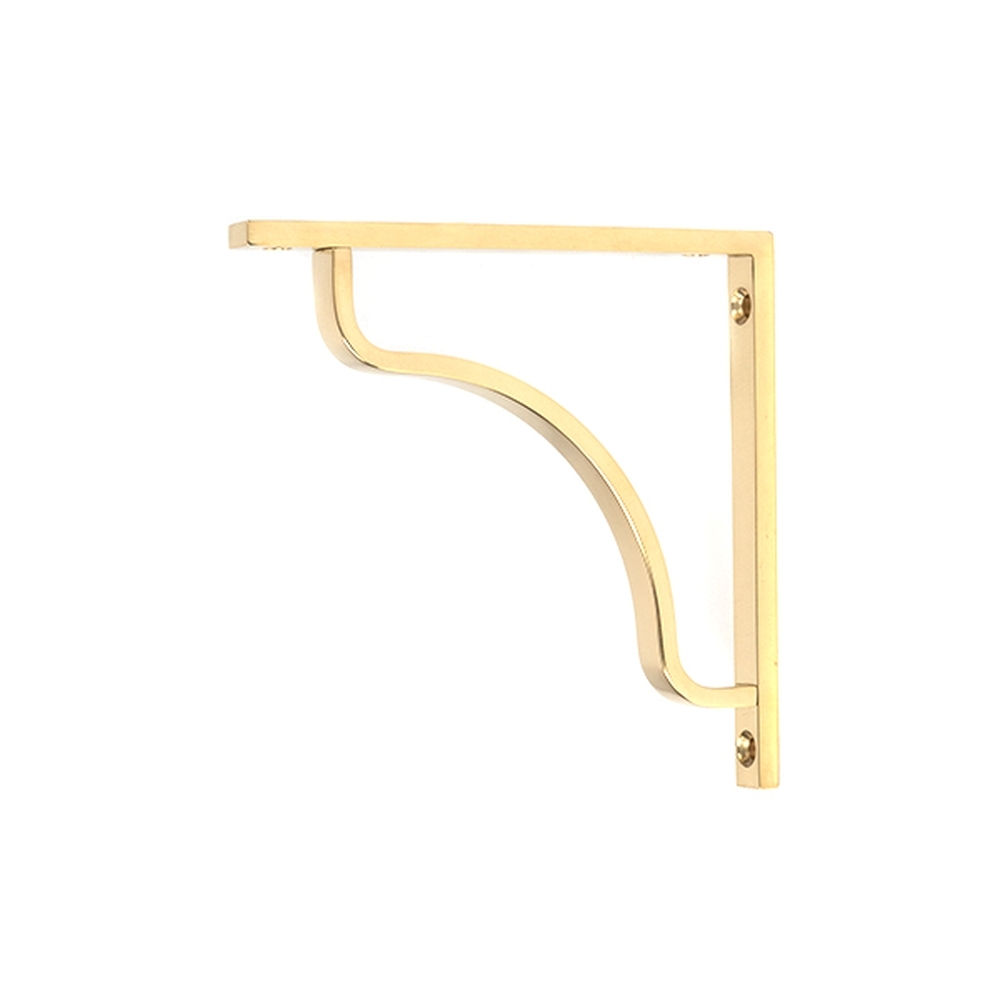 51085 • 150mm • Polished Brass • From The Anvil Abingdon Shelf Bracket