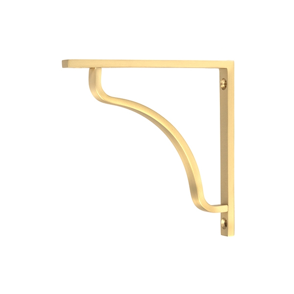 51087 • 150mm • Satin Brass • From The Anvil Abingdon Shelf Bracket