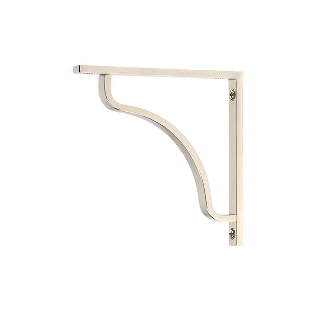 51091 • 150mm • Polished Nickel • From The Anvil Abingdon Shelf Bracket