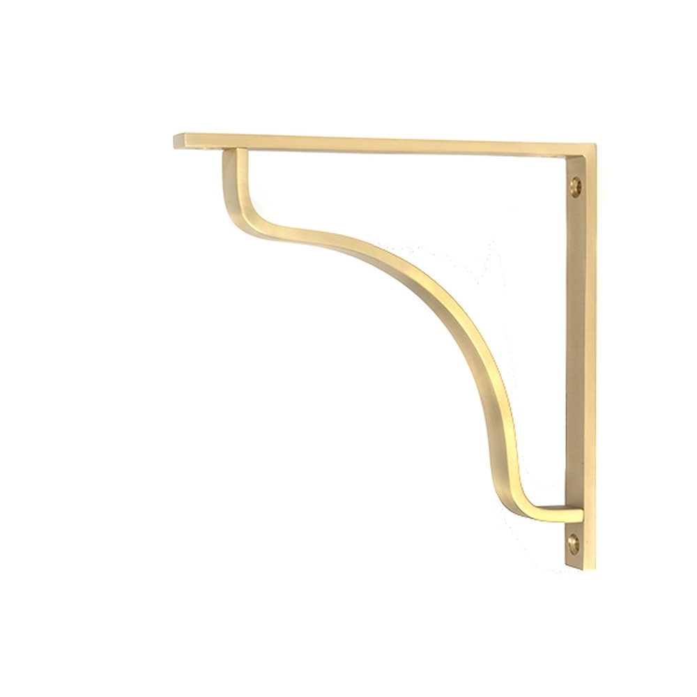 51097 • 200mm • Satin Brass • From The Anvil Abingdon Shelf Bracket