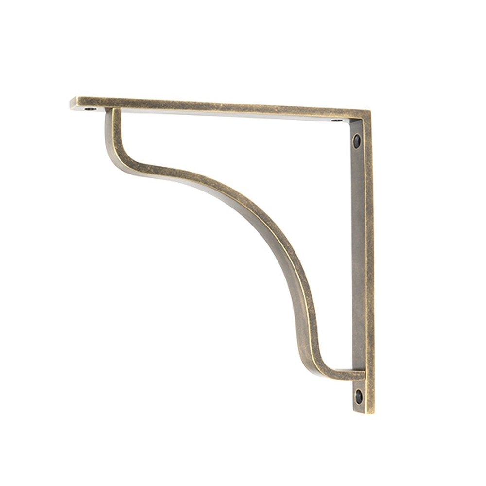 51098 • 200 x 200mm • Burnished Brass • From The Anvil Abingdon Shelf Bracket