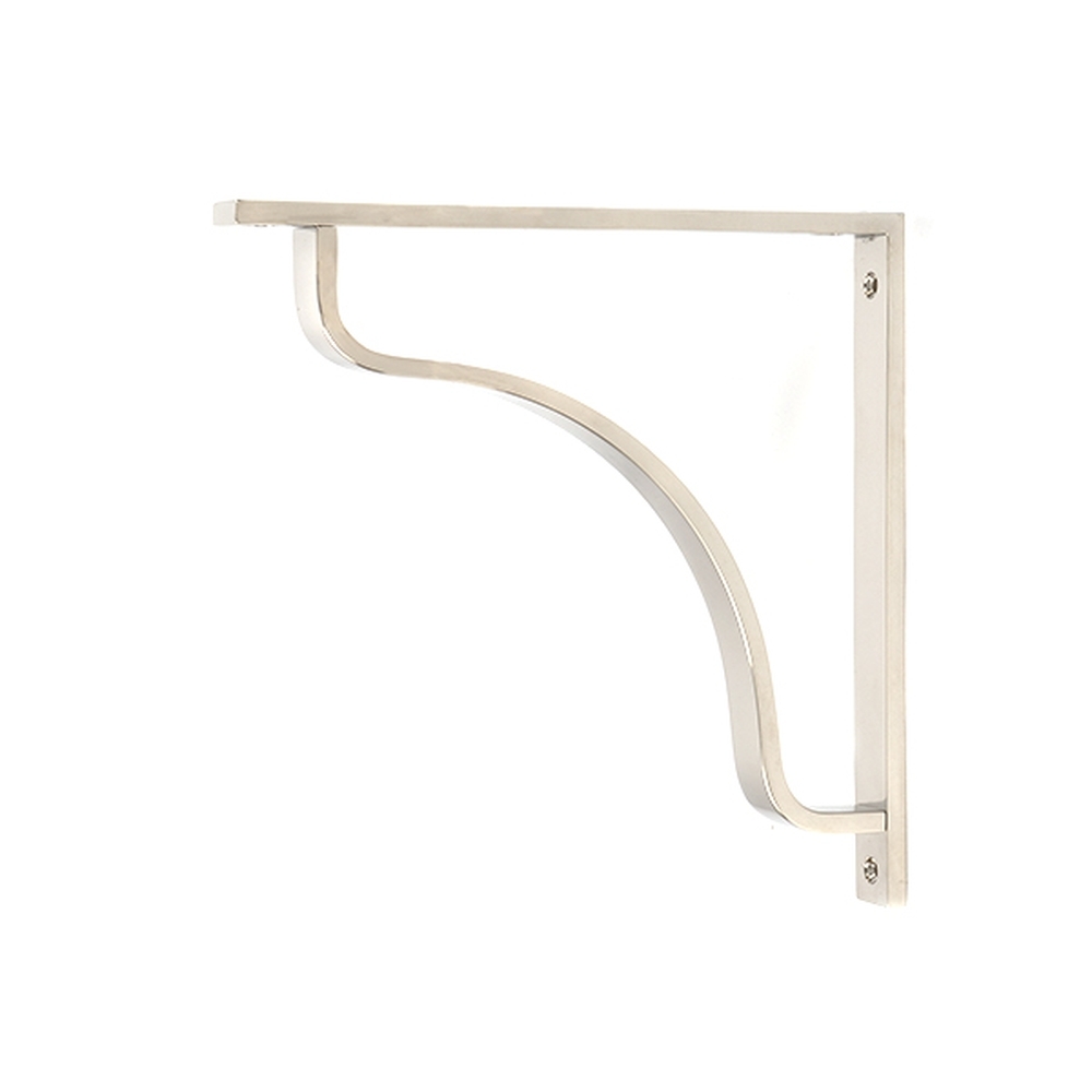 51101 • 200mm • Polished Nickel • From The Anvil Abingdon Shelf Bracket