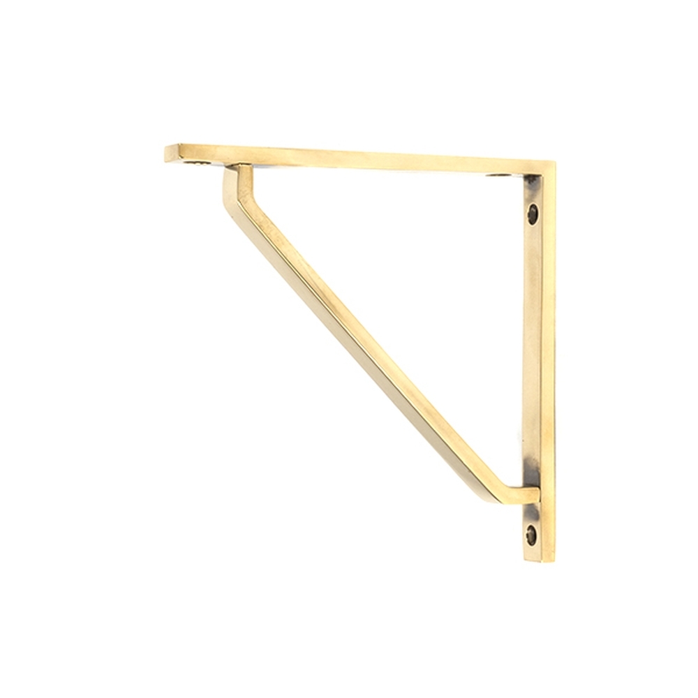 51106 • 150mm • Aged Brass • From The Anvil Barton Shelf Bracket