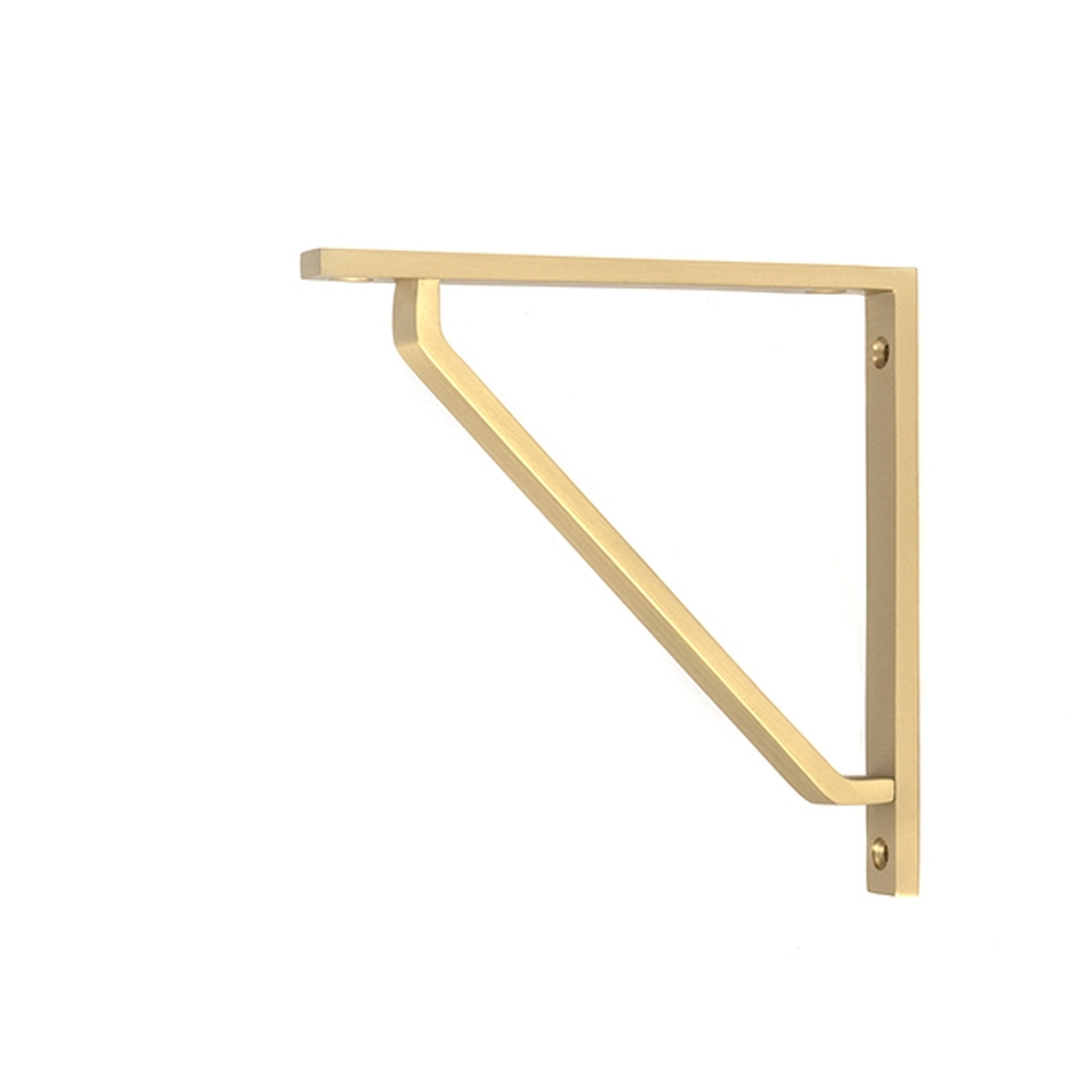 51107 • 150mm • Satin Brass • From The Anvil Barton Shelf Bracket