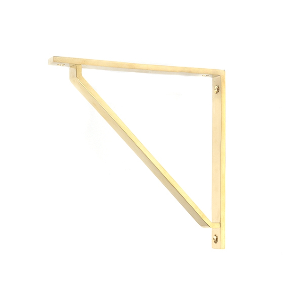 51115 • 200mm • Polished Brass • From The Anvil Barton Shelf Bracket