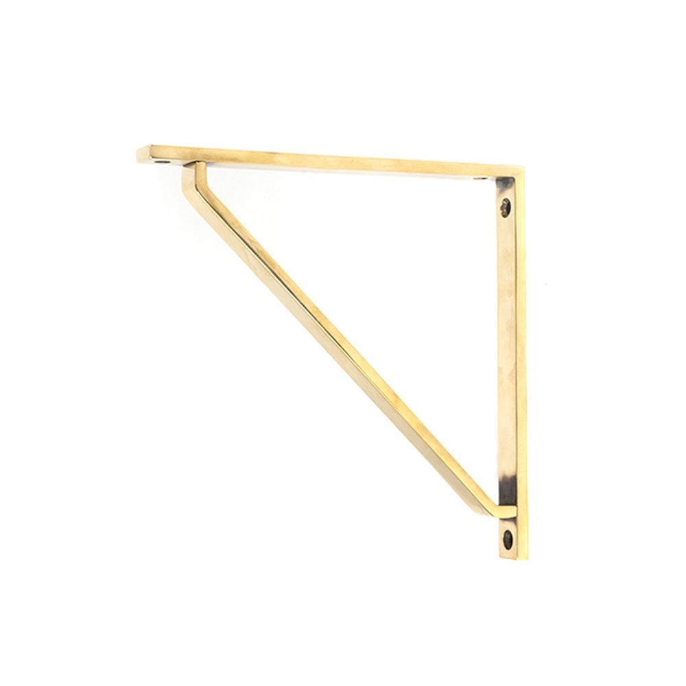 51116 • 200mm • Aged Brass • From The Anvil Barton Shelf Bracket