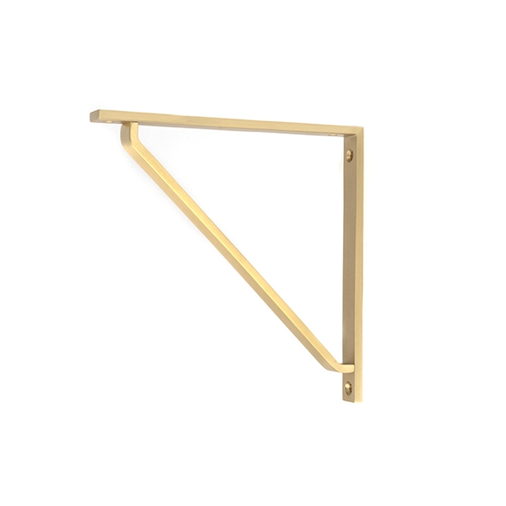 51117 • 200mm • Satin Brass • From The Anvil Barton Shelf Bracket