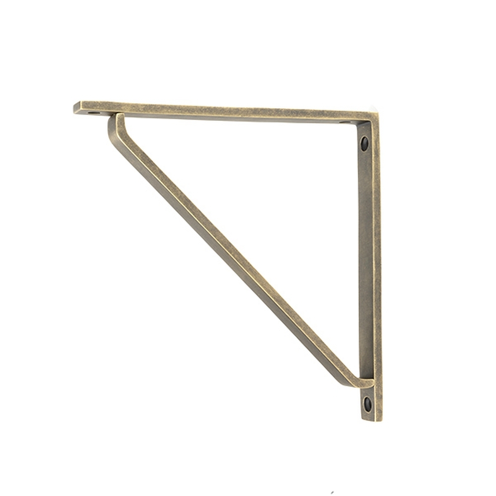 51118 • 200 x 200mm • Burnished Brass • From The Anvil Barton Shelf Bracket