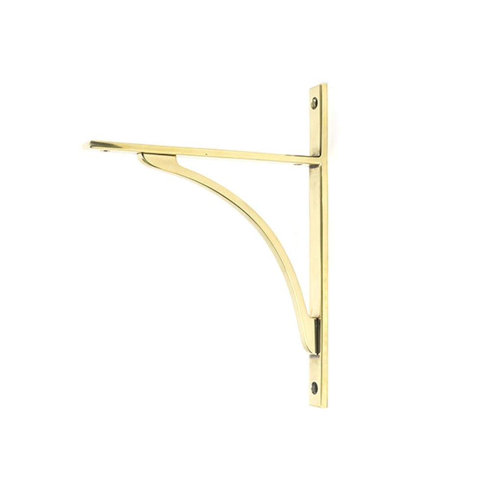 51126 • 260mm • Aged Brass • From The Anvil Apperley Shelf Bracket