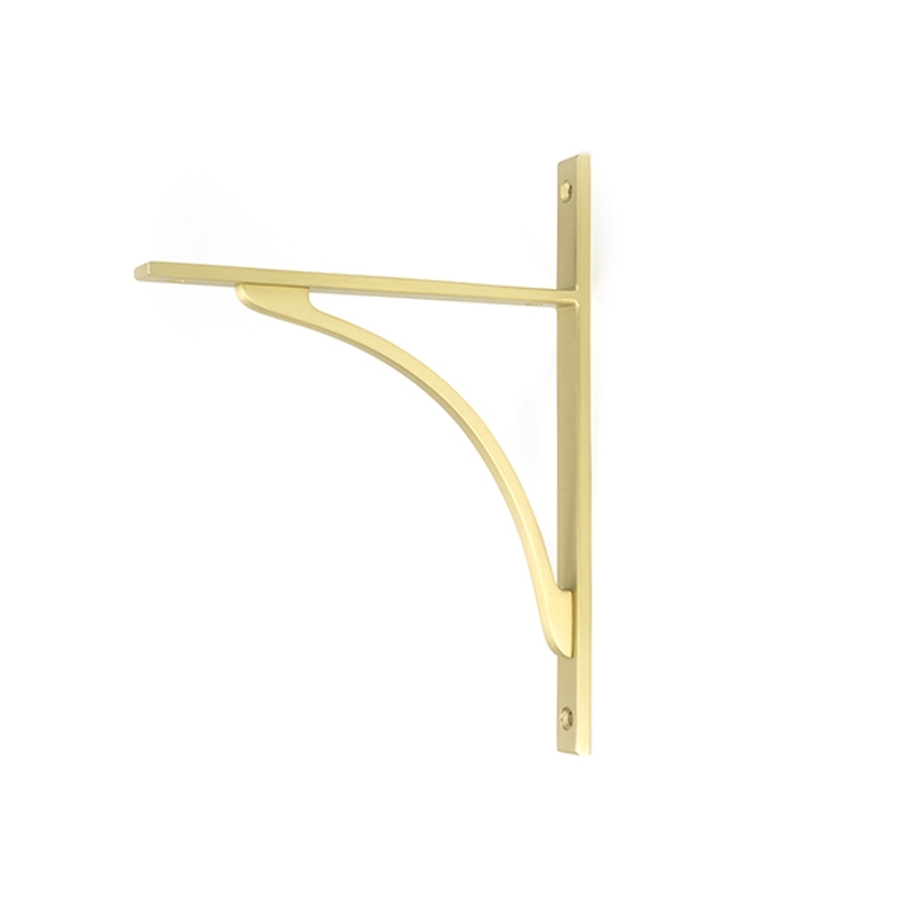 51127 • 260mm • Satin Brass • From The Anvil Apperley Shelf Bracket