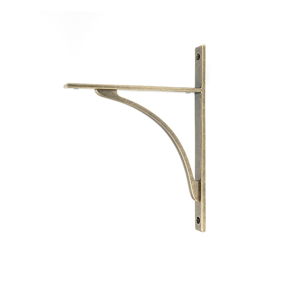 51128 • 260 x 200mm • Burnished Brass • From The Anvil Apperley Shelf Bracket