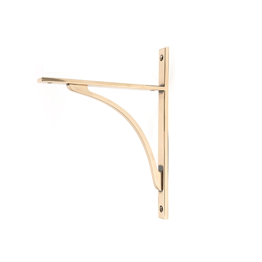 51133 • 260mm • Polished Bronze • From The Anvil Apperley Shelf Bracket