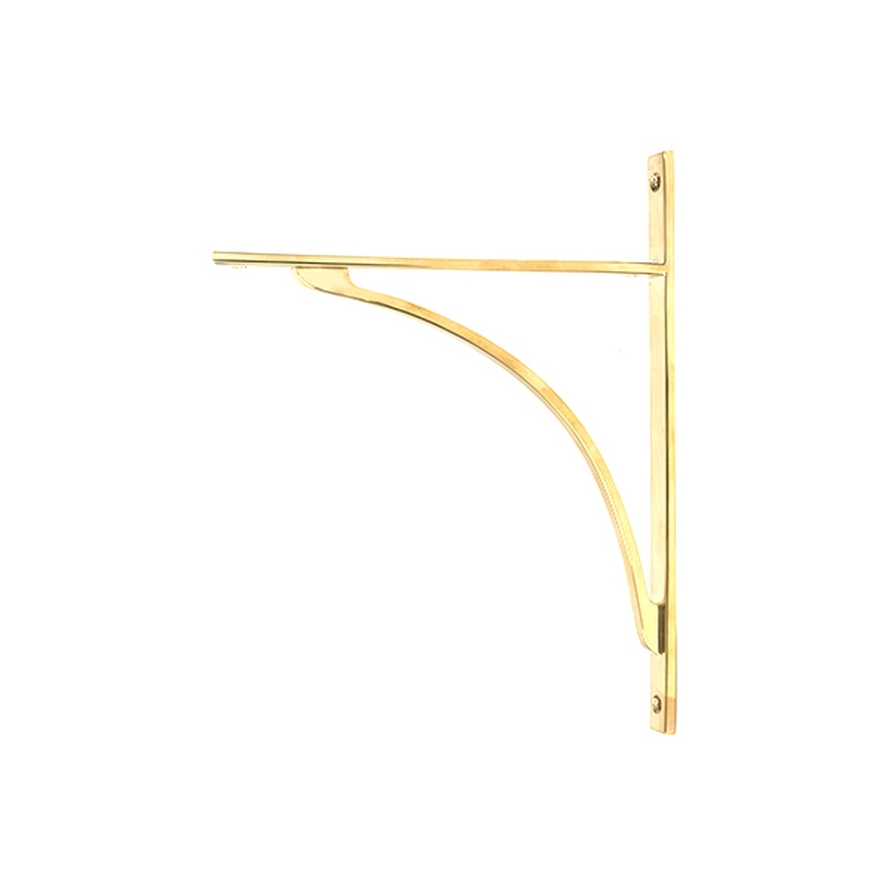 51135 • 314mm • Polished Brass • From The Anvil Apperley Shelf Bracket