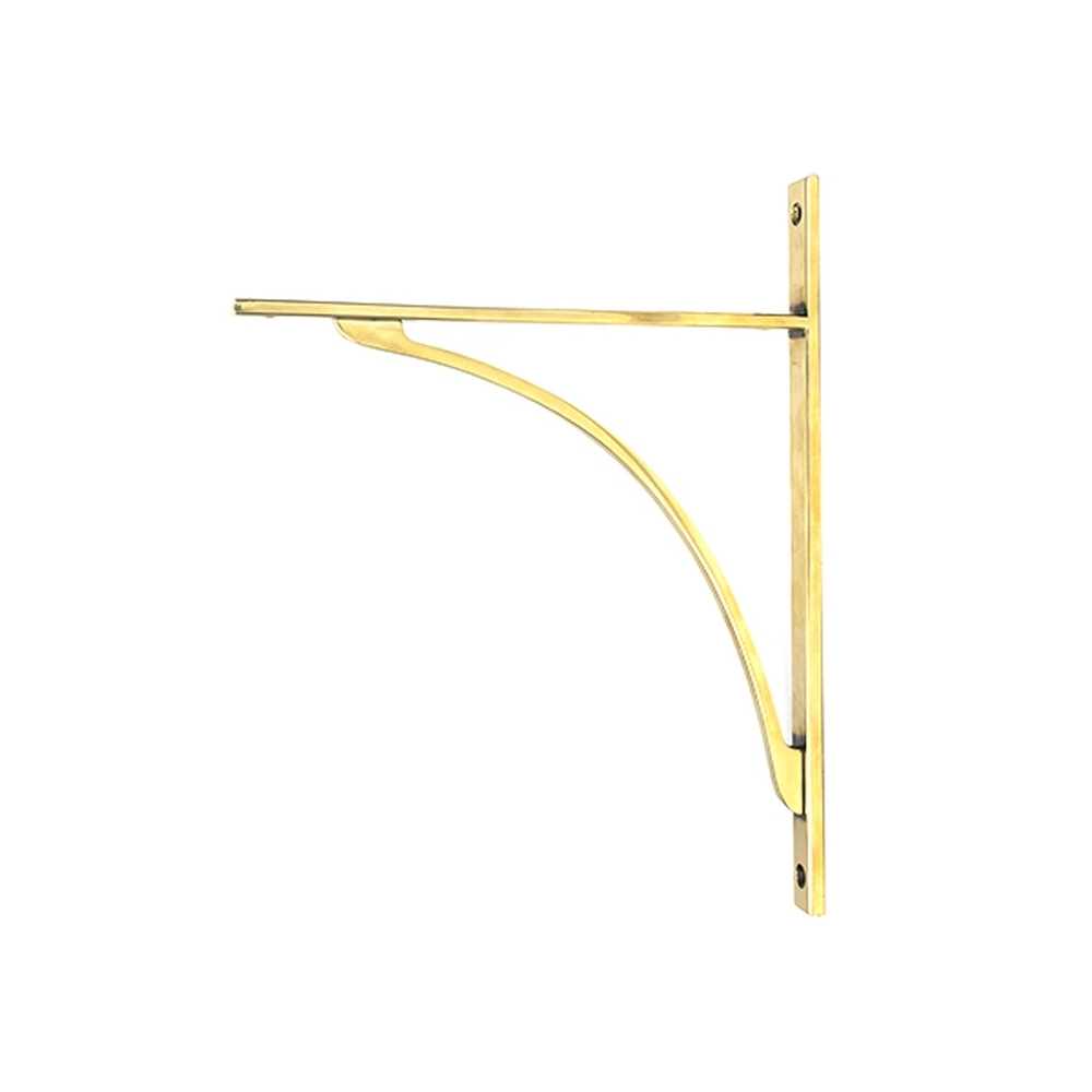 51136 • 314mm • Aged Brass • From The Anvil Apperley Shelf Bracket