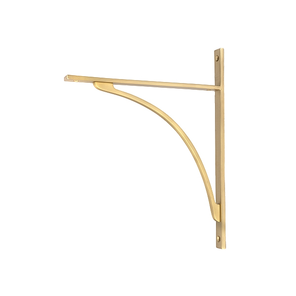 51137 • 314mm • Satin Brass • From The Anvil Apperley Shelf Bracket