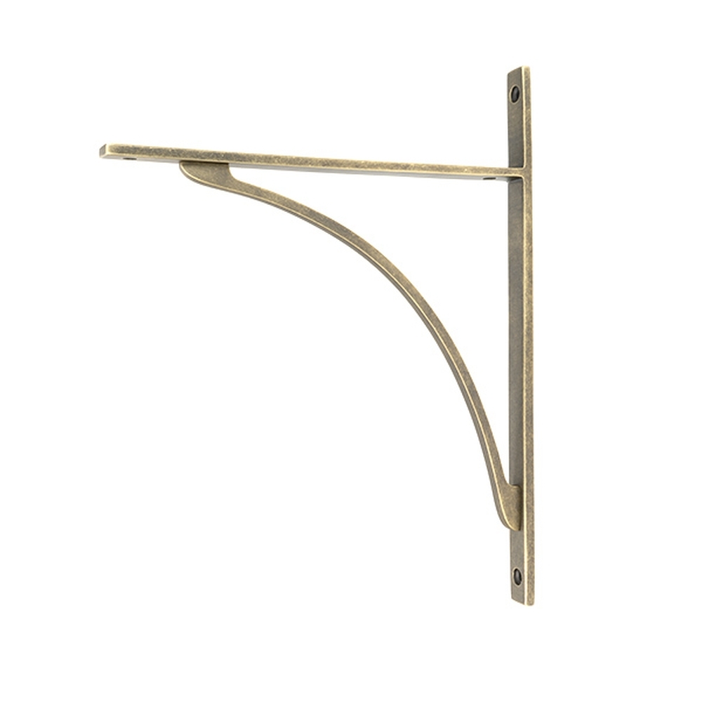 51138 • 314 x 250mm • Burnished Brass • From The Anvil Apperley Shelf Bracket