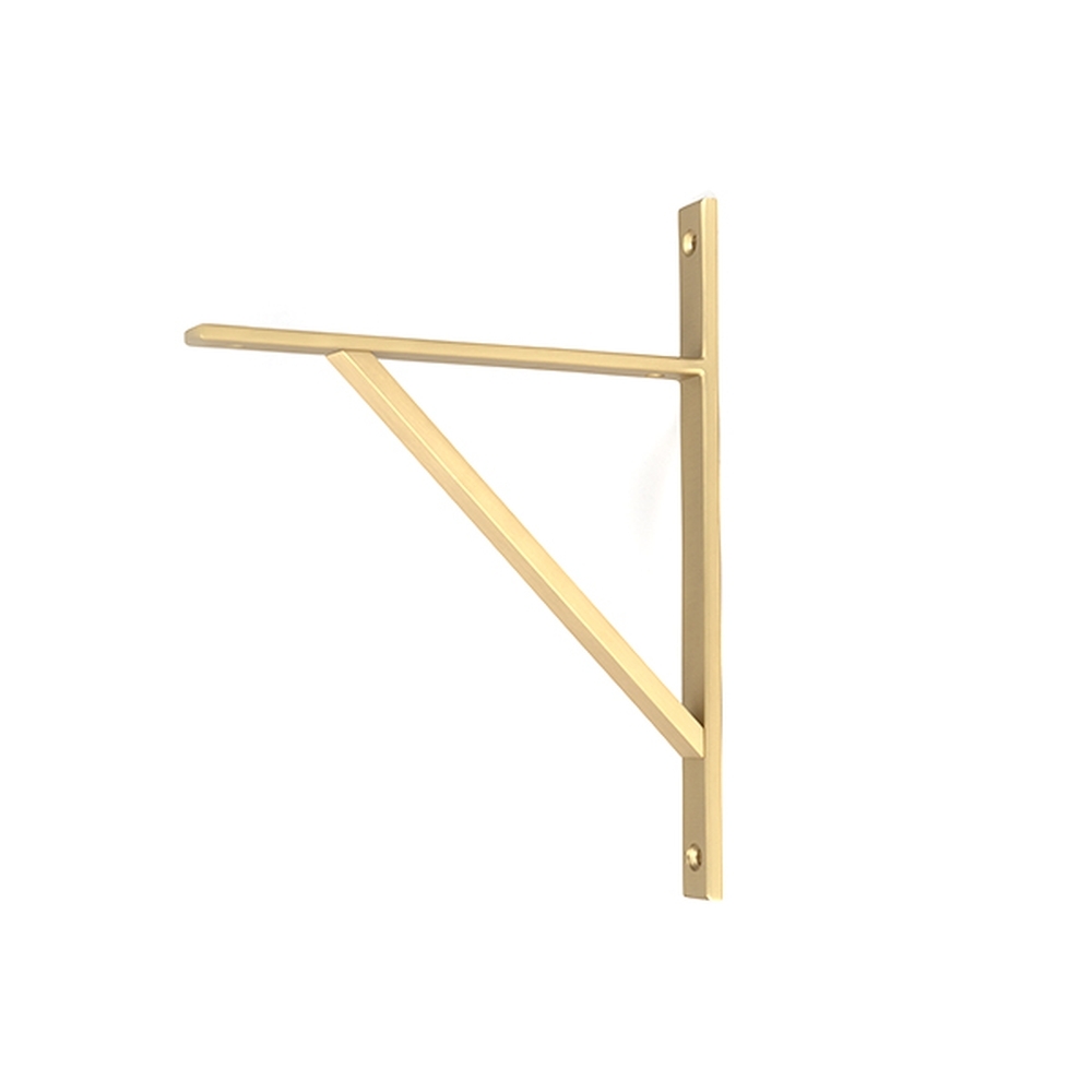 51147 • 260mm • Satin Brass • From The Anvil Chalfont Shelf Bracket