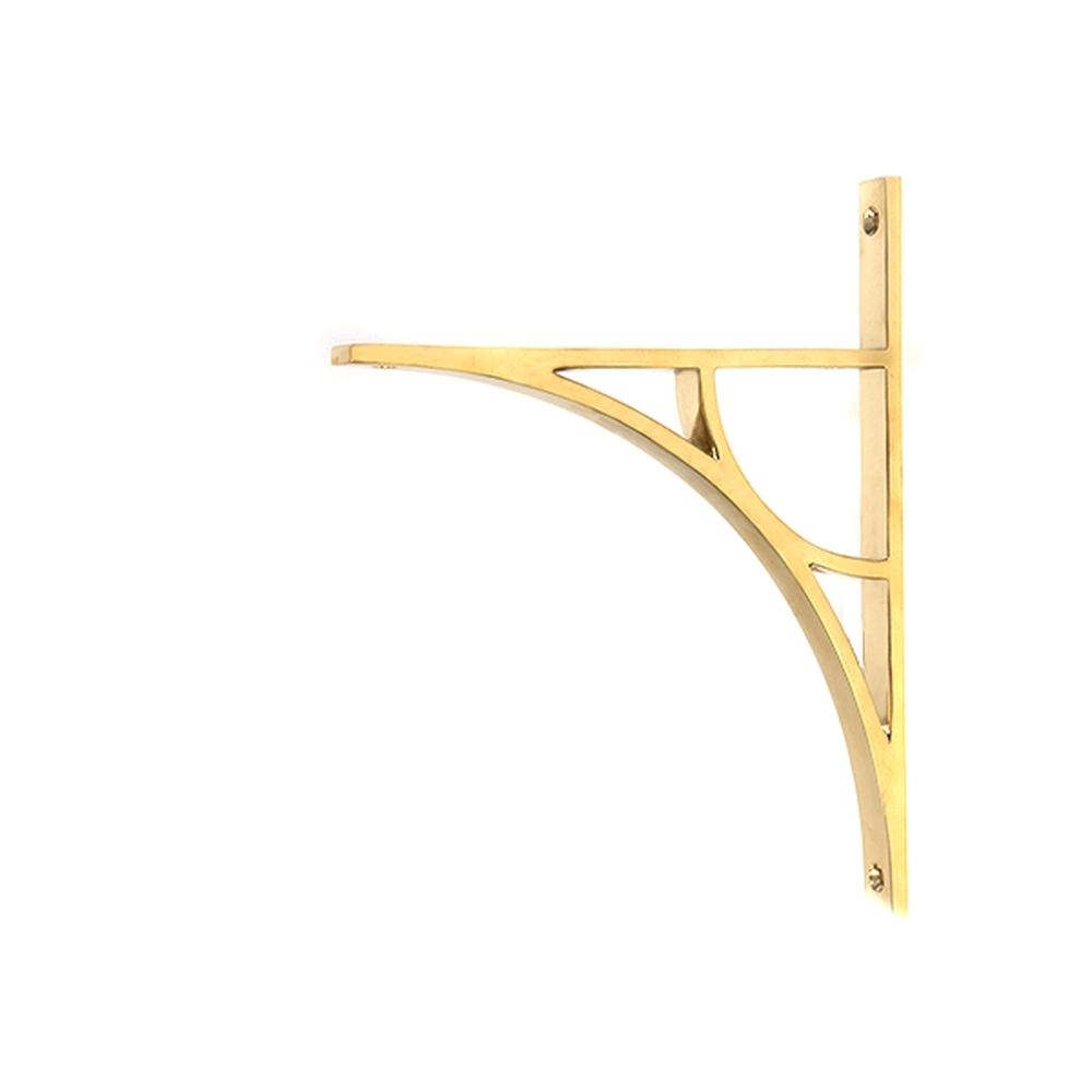 51165 • 260mm • Polished Brass • From The Anvil Tyne Shelf Bracket