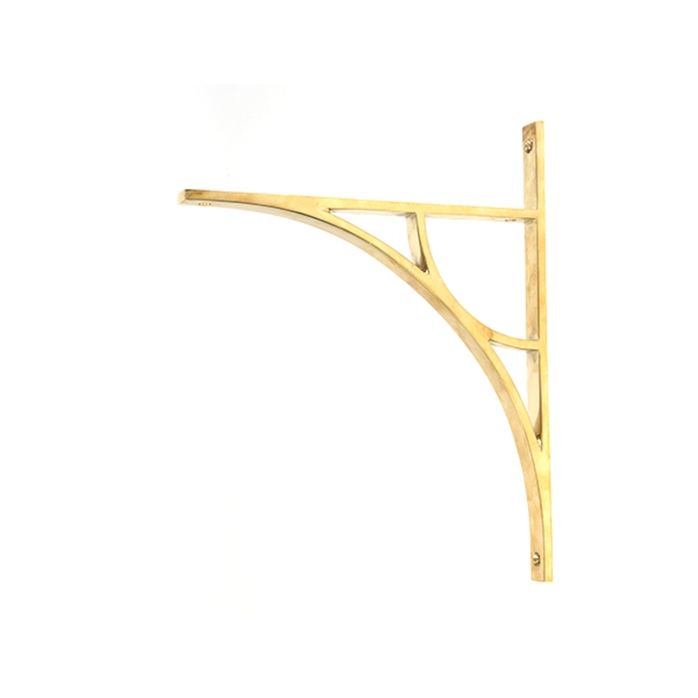 51175 • 314mm • Polished Brass • From The Anvil Tyne Shelf Bracket