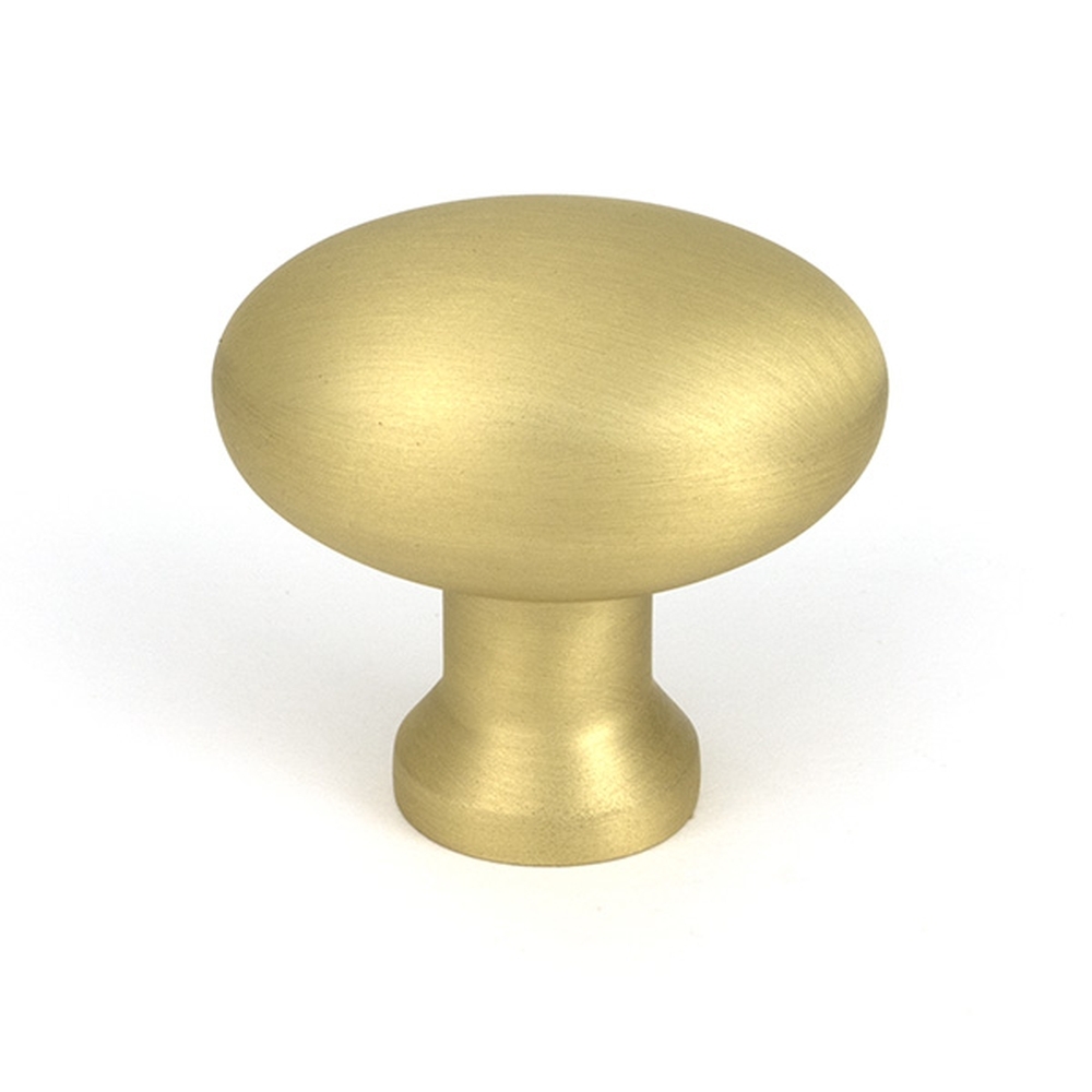 51231 • 38 x 30mm • Satin Brass • From The Anvil Moore Cabinet Knob