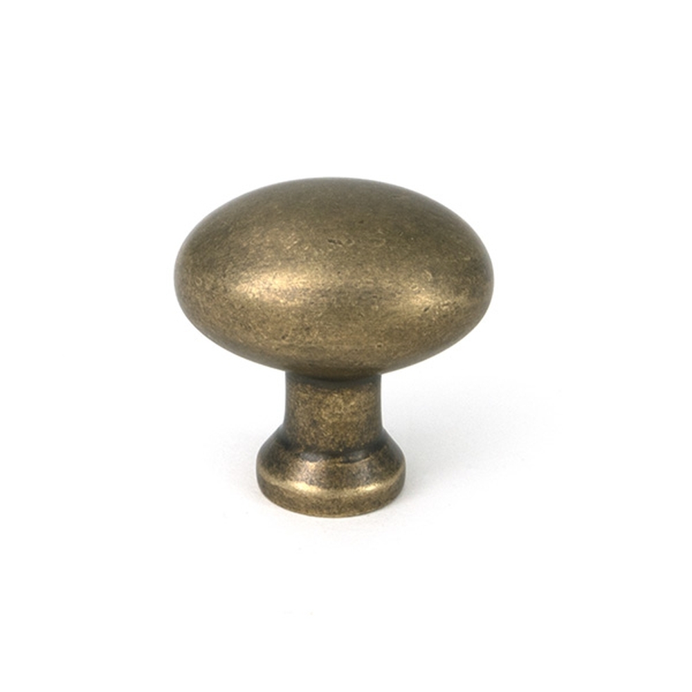 51233 • 32 x 26mm • Burnished Brass • From The Anvil Moore Cabinet Knob