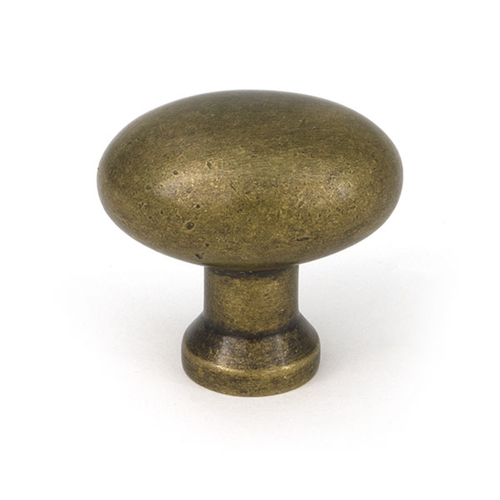 51234 • 38 x 30mm • Burnished Brass • From The Anvil Moore Cabinet Knob