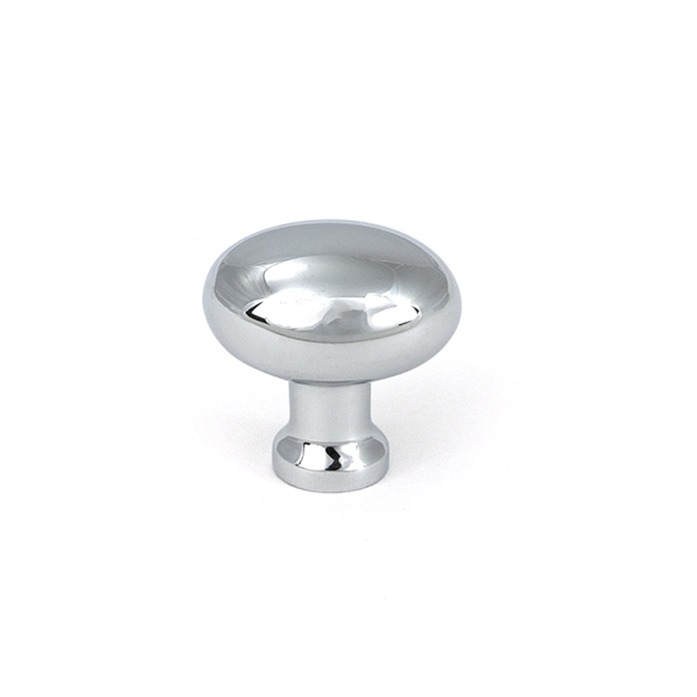 51235 • 25 x 22mm • Polished Chrome • From The Anvil Moore Cabinet Knob