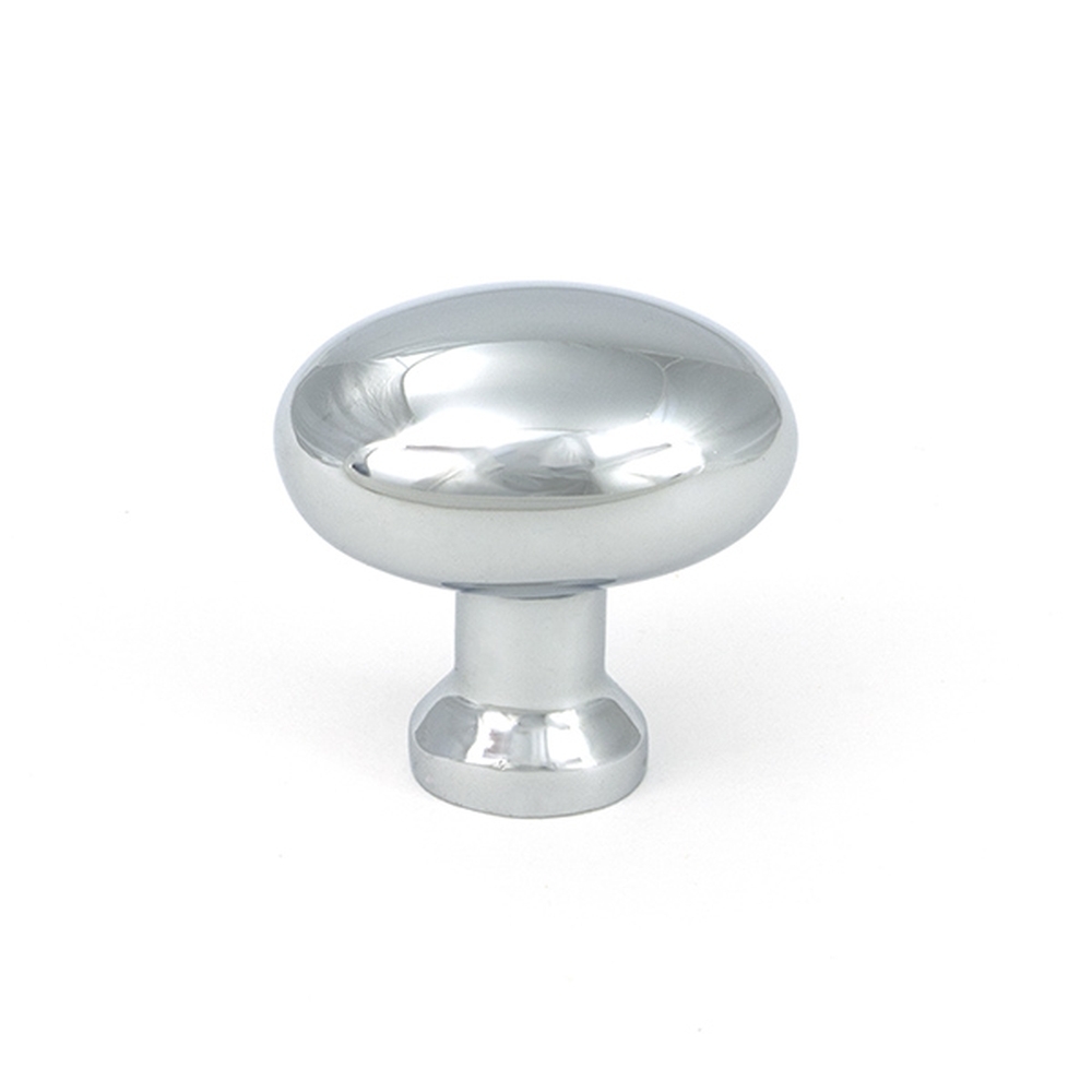 51236 • 32 x 26mm • Polished Chrome • From The Anvil Moore Cabinet Knob