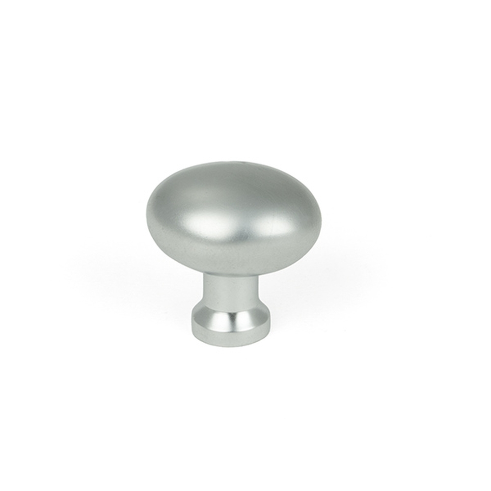 51238 • 25 x 22mm • Satin Chrome • From The Anvil Moore Cabinet Knob