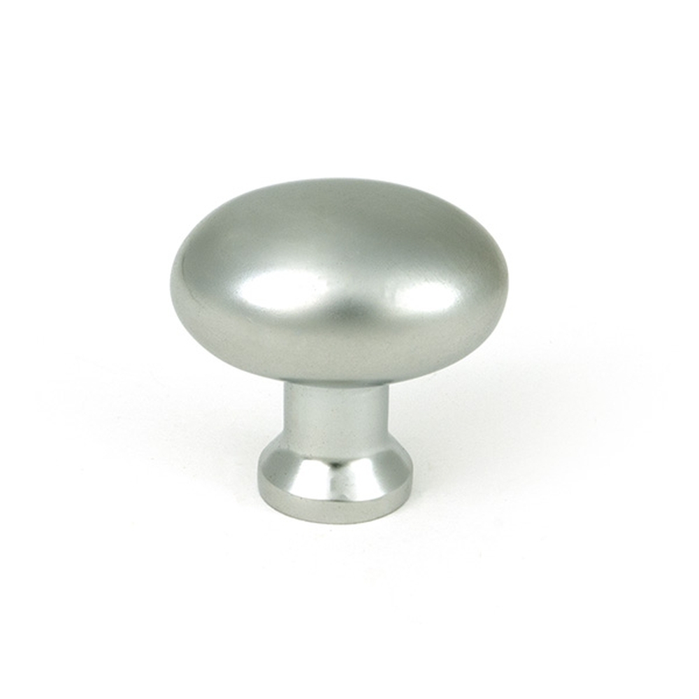 51239 • 32 x 26mm • Satin Chrome • From The Anvil Moore Cabinet Knob