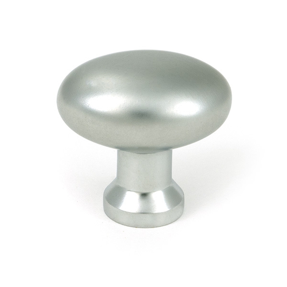 51240 • 38 x 30mm • Satin Chrome • From The Anvil Moore Cabinet Knob