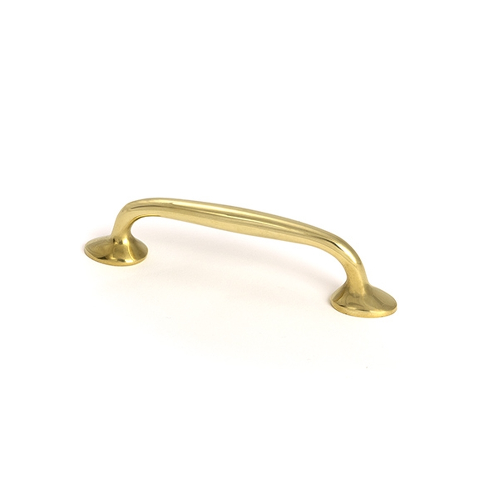 51253  128mm  Polished Brass  From The Anvil Moore Pull Handle