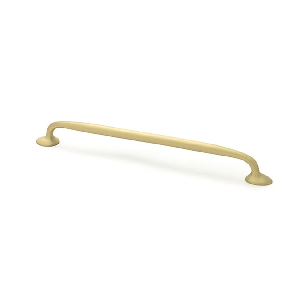 51261  256mm  Satin Brass  From The Anvil Moore Pull Handle