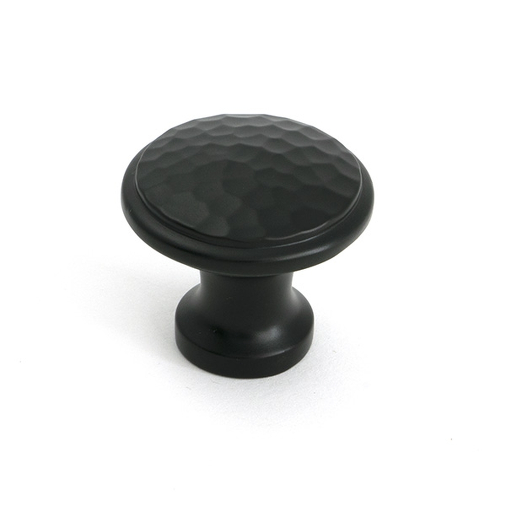 51293 • 30mm • Aged Bronze • From The Anvil Hammered Cabinet Knob