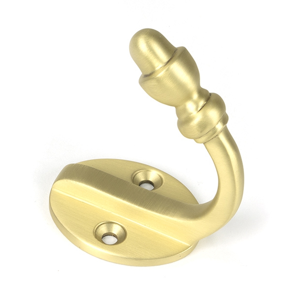 51300  48 x 38mm  Satin Brass  From The Anvil Coat Hook