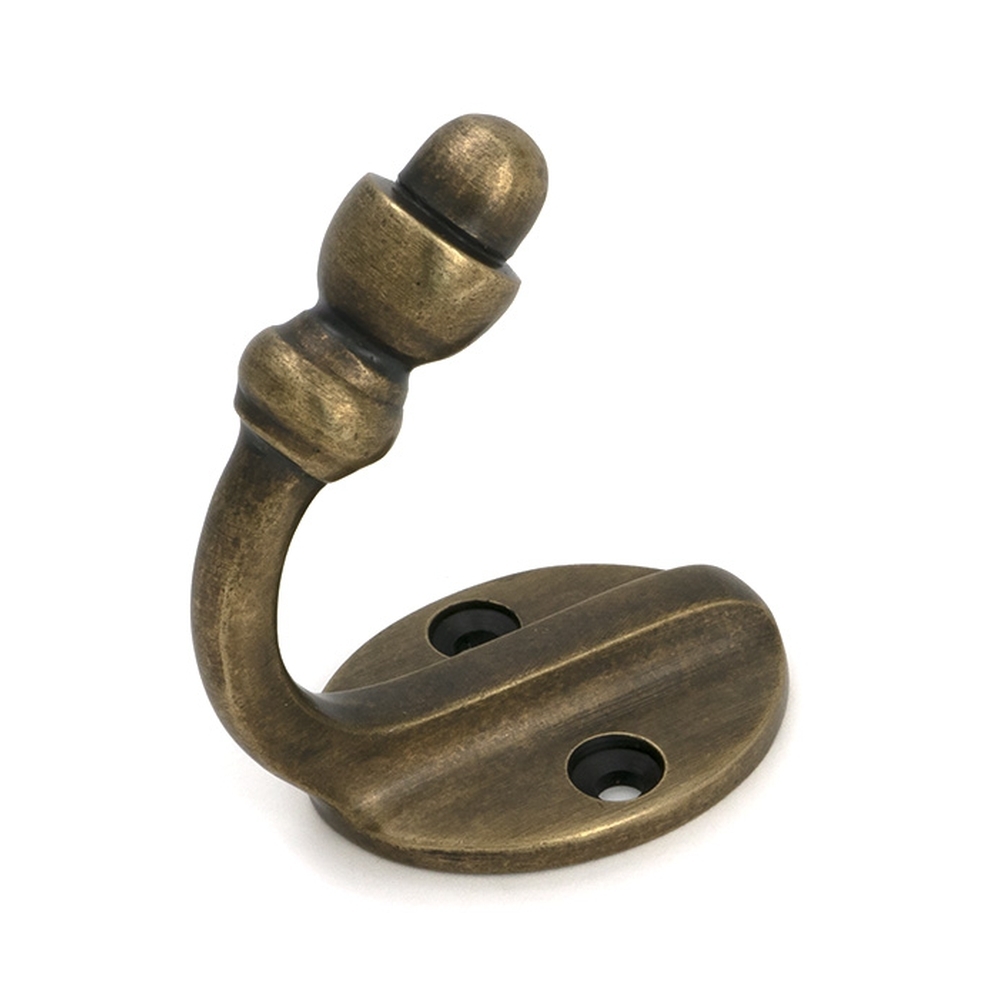 51301  48 x 38mm  Burnished Brass  From The Anvil Coat Hook