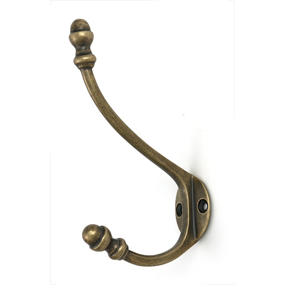 51303  44 x 38mm  Burnished Brass  From The Anvil Hat & Coat Hook