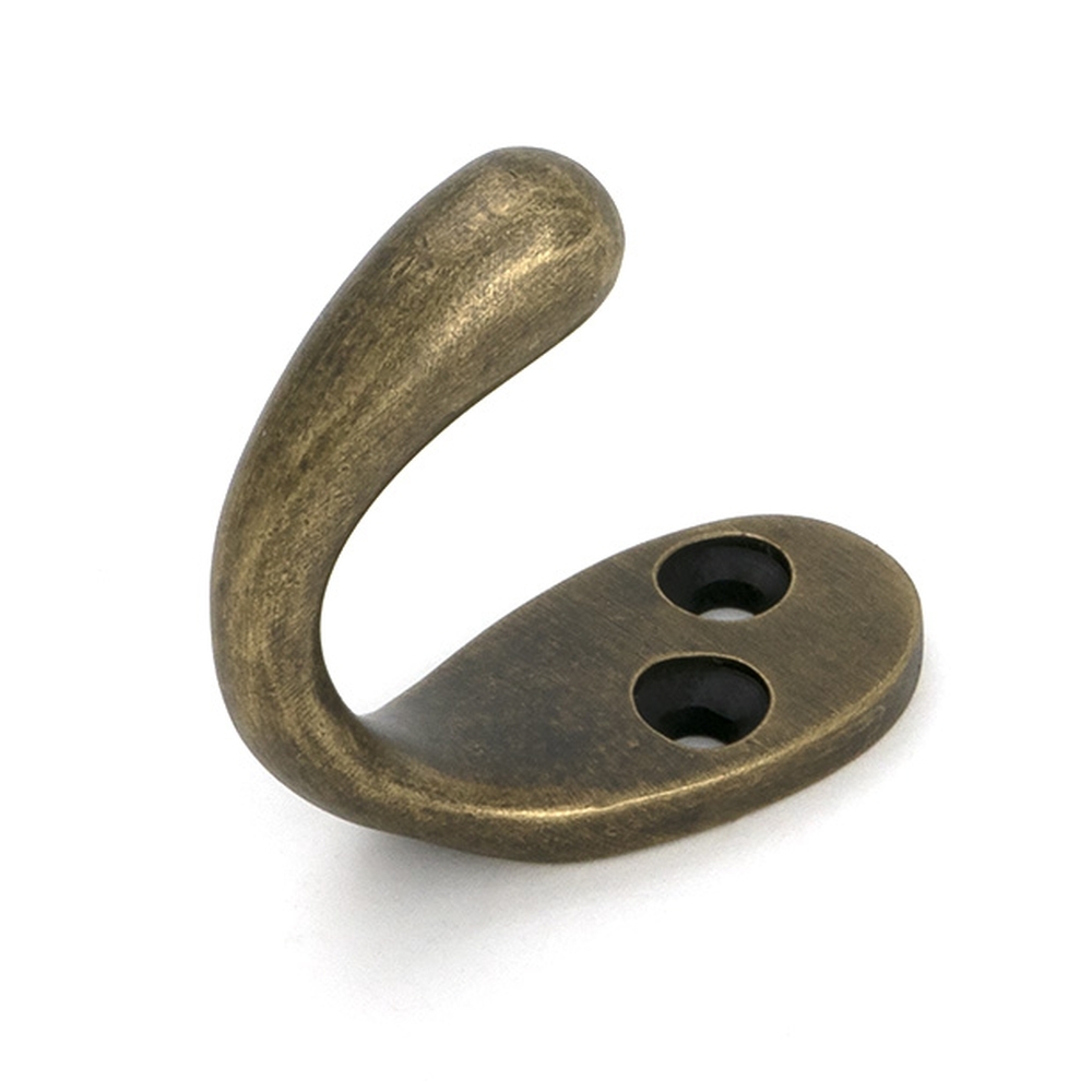 51307  32 x 19mm  Burnished Brass  From The Anvil Celtic Single Robe Hook